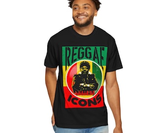 Luciano Reggae Icon T-Shirt | Rasta Music, Unisex Cotton Tee