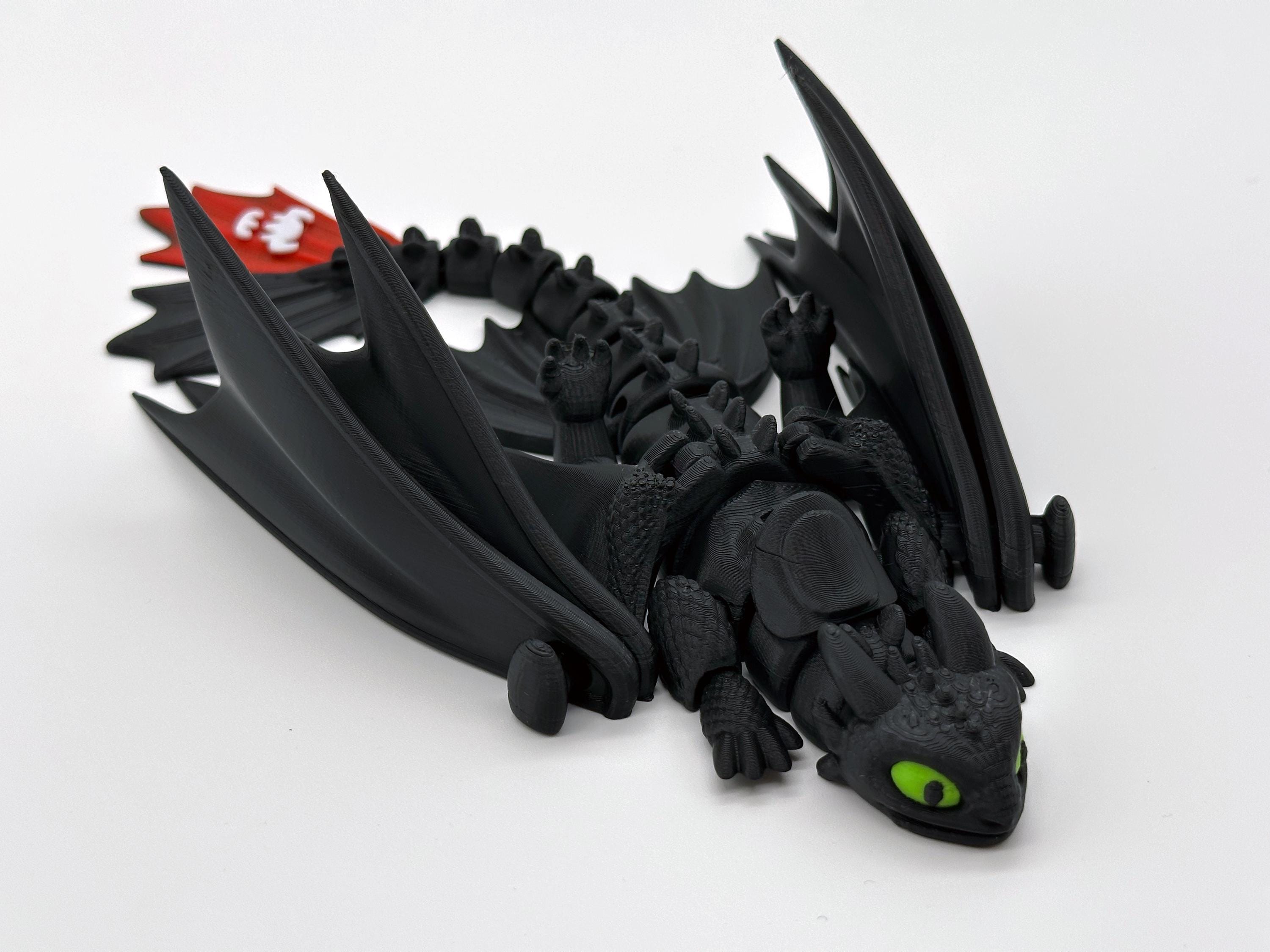 トゥースレスドラゴンのおもちゃ - 3Dプリント関節フィギュア - ヒック