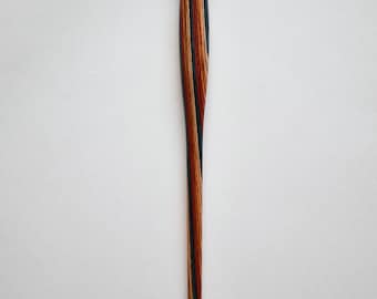 Pluma de caligrafía oblicua arcoíris hecha a mano / Portalápices de caligrafía