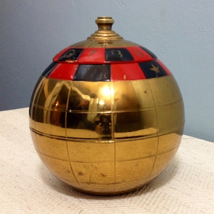 mad men cigarette dispenser Vintage Roulette Dispenser, Cigarette Dispenser, Don Draper Office Prop, Las Vegas, Smoker's Paraphernalia Mad Men Midcentury Modern Roulette