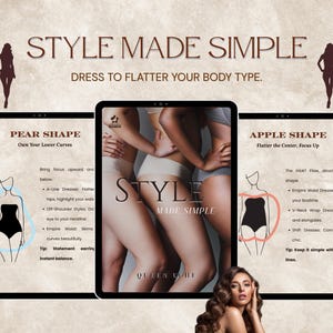 Dress to Fit Your Body Type | Style Guide for Women | Instant Download | Fashion eBook | Wardrobe Essentials | Outfit Ideas for Every Shape
