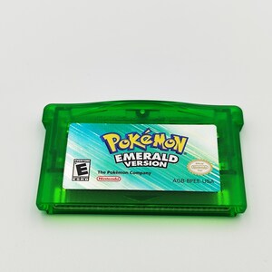 Pokemon Emerald USA-versie NIEUWE BATTERIJ (Game Boy Advance) schoongemaakt, getest, authentiek