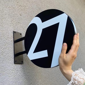 Custom Blade Sign for Storefront | Business Sign for Cafe | Hanging Blade Sign | Double-Sided Hanging Sign | Wall Mounted Blade Sign