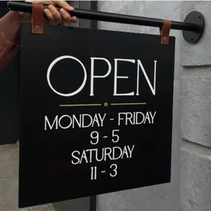 Custom Flag Sign, 2D Cafe Sign, Custom Blade Sign,Metal Blade Sign, Custom Storefront sign, Double sided sign,Personalized Cafe Sign