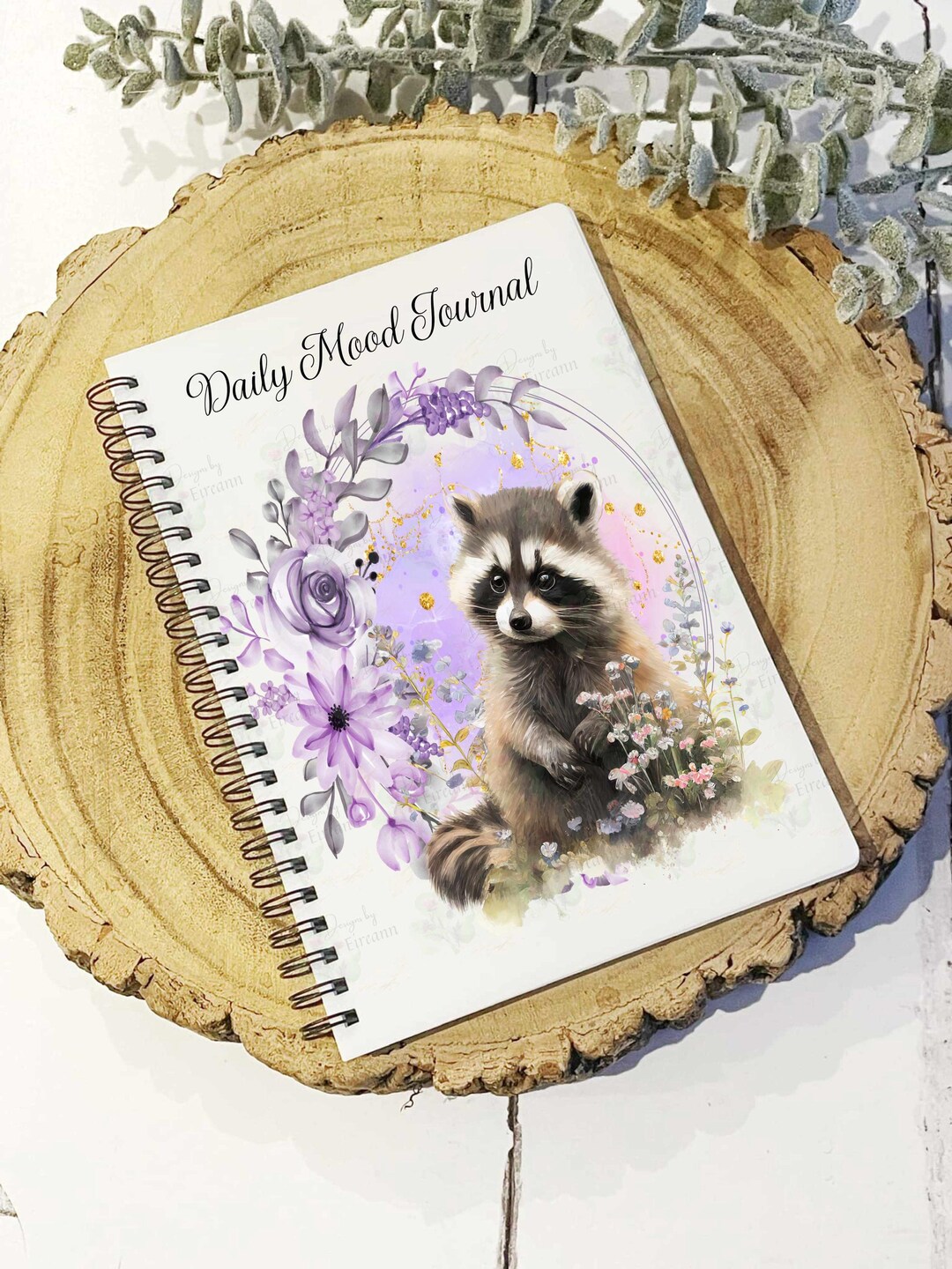 Purple Badger Floral Design Digital Print Download PNG Sublimation, UV ...