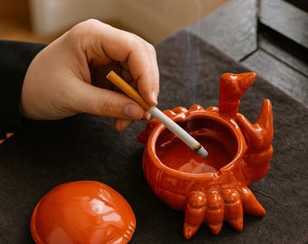 非常に珍しいカンパリの灰皿。1960年代。陶器製、ほぼ完璧な状態。バー