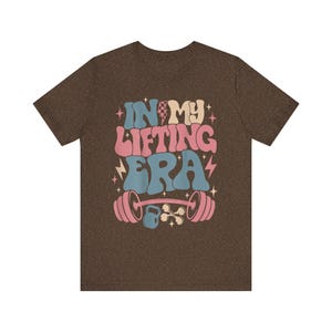 Retro Gym Graphic Tee: "In My Lifting Era" Bella + Canvas Cotton Shirt image 6
