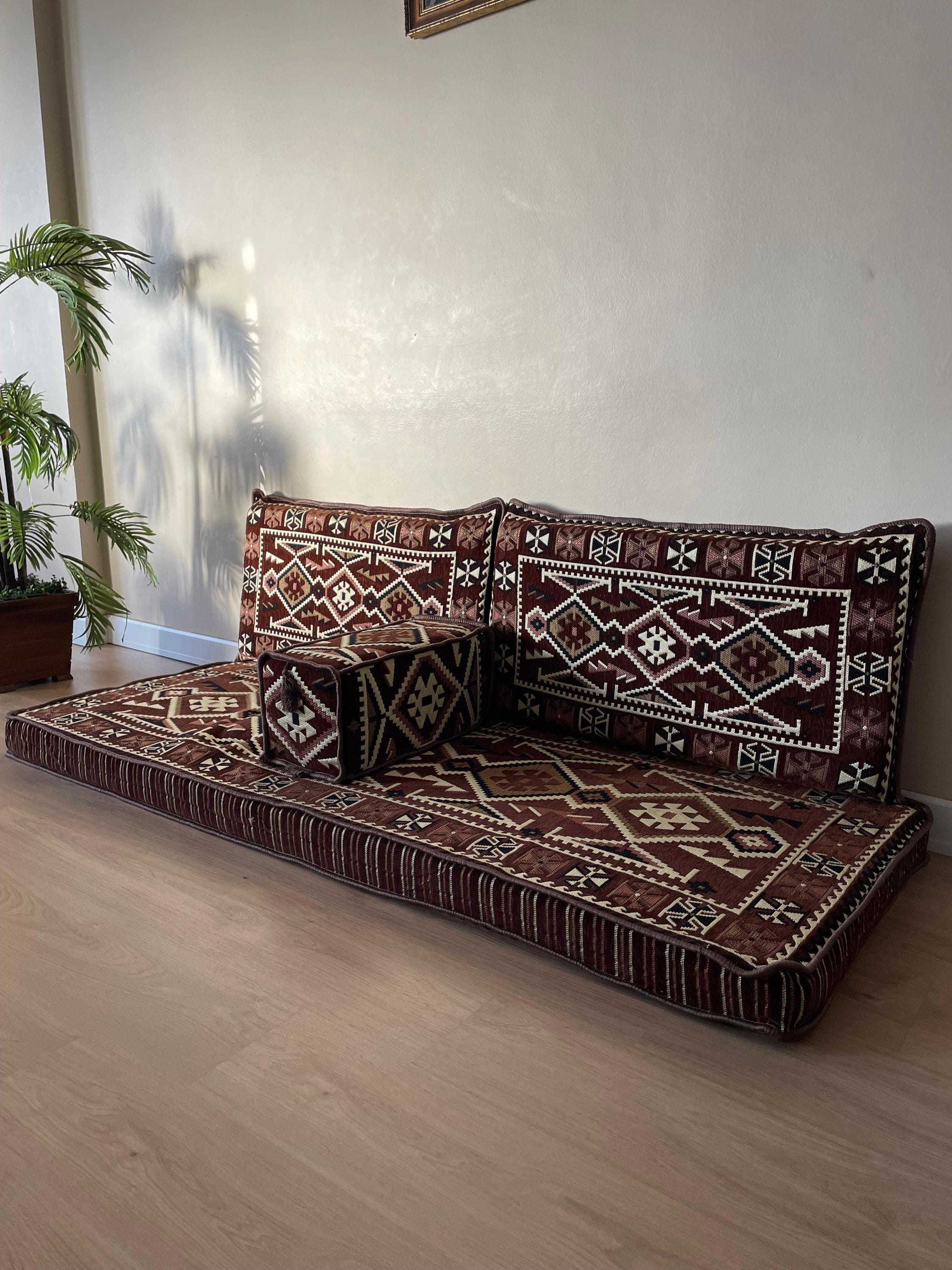 Moroccan floor sofa - Etsy 日本 Moroccan floor sofa - Etsy 日本