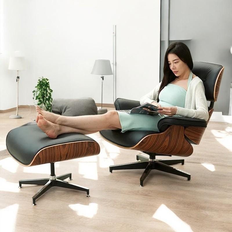 Eames Poltrone Design Replica Charles Eames Lounge Chair Sedia