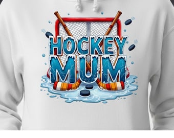 Diseño de sublimación para mamás de hockey y deportistas (descarga digital)