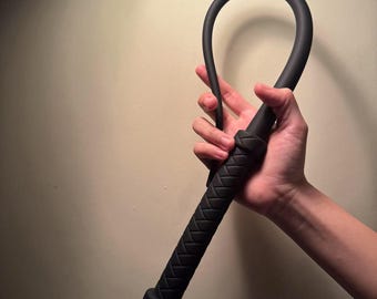 Chicote de silicone flexível sólido 61 cm, opções de cores vermelho ou rosa