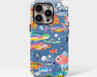 Coque sardine The Fisherman Aesthetic avec iPhone 17, 16, 15, 14, 13, 12, 11, Pro Max et Samsung Galaxy S23, S22, S21 et S20 Ultra.