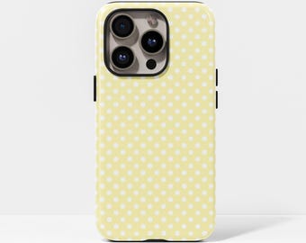 Sunshine Polka Dot iPhone Case Compatible with iPhone 17, 16, 15, 14, 13, 12, 11, Pro Max, Samsung Galaxy S23, S22, S21, S20 Ultra