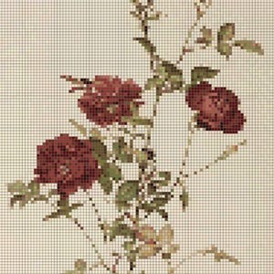 Elegant Red Rose Cross Stitch Pattern