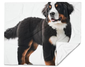 Manta para los amantes del perro de montaña bernés