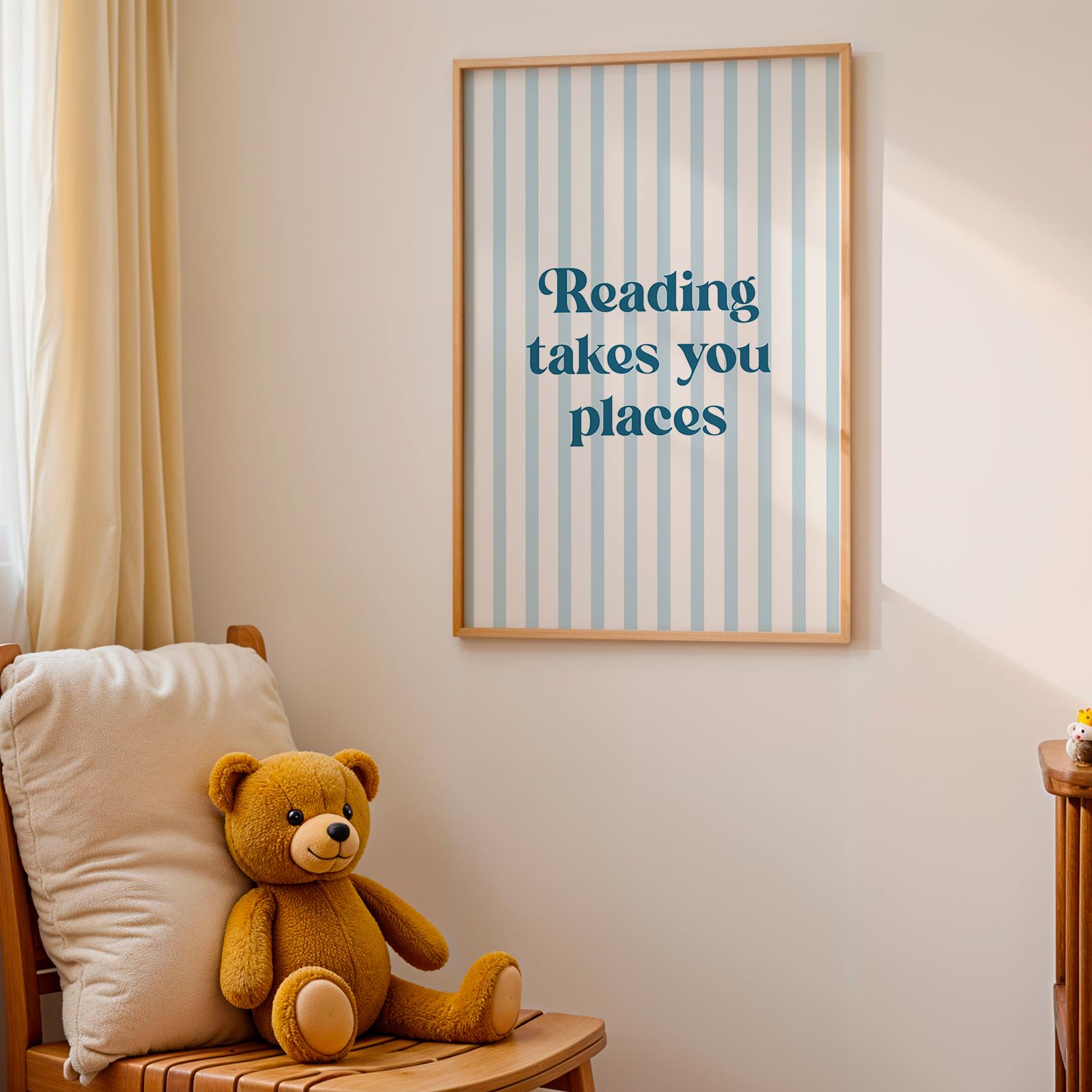 Book Wall Art Bundle for Kids Room Reading Decor for Nursery Library ...