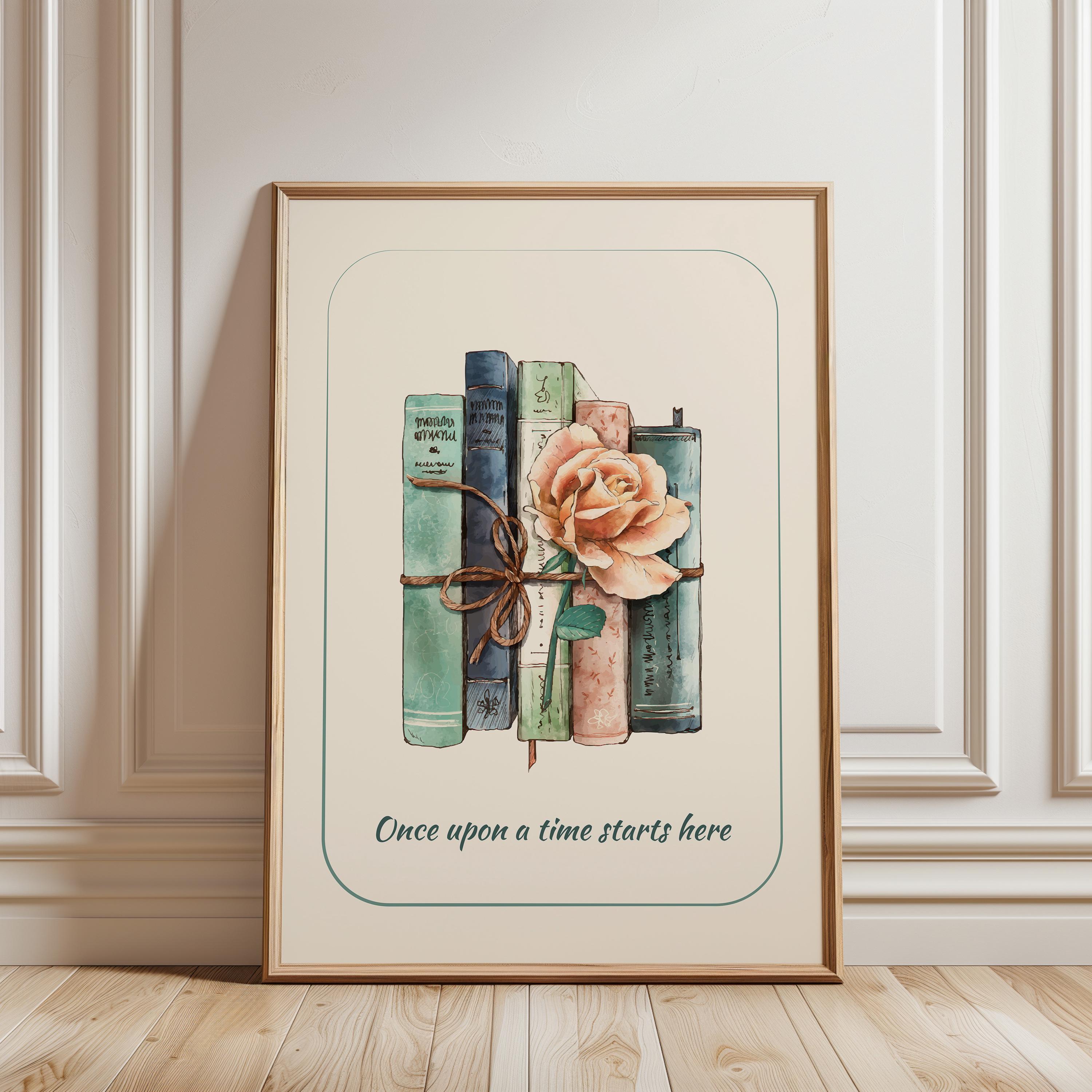 Book Lover Wall Art Bundle for Library Reading Prints for Kids Room ...