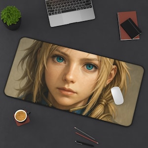 Penelo, alfombrilla de escritorio para juegos, diseño de Final Fantasy 12, tapete para TCG, regalo para fans de FFXII, alfombrilla grande para ratón, tapete para cartas de juego