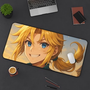 Zidane, alfombrilla de escritorio para juegos, diseño de Final Fantasy 9, tapete para TCG, regalo para fans de FFIX, alfombrilla grande para ratón, tapete para cartas de juego