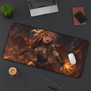 Ashe FFXII Gaming Desk Mat: Final Fantasy Mousepad, TCG Playmat