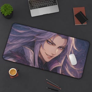 Kuja, alfombrilla de escritorio para juegos, diseño de Final Fantasy 9, tapete para TCG, regalo para fans de FFIX, alfombrilla grande para ratón, tapete para tarjetas de juego