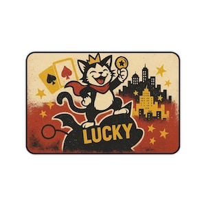ケット・シー、ゲーミングデスクマット、ファイナルファンタジー7デザイン、TCG用プレイマット、FFVIIファンギフト、大型マウスパッド、ゲームカードマット