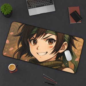 Yuffie, tapete de escritorio para juegos, diseño de Final Fantasy 7, tapete para TCG, regalo para fans de FFVII, alfombrilla grande para ratón, tapete para cartas de juego