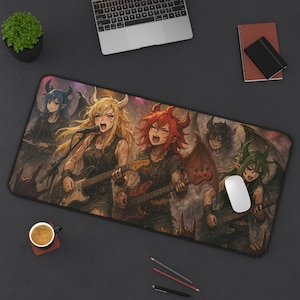 Von Drachen inspirierte Schreibtischmatte, Magic the Gathering Spielmatte, Gaming Maus Pad, MTG Tischmatte, Fantasy Dragon Schreibtischzubehör