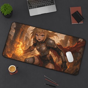 Ashe FFXII Gaming Desk Mat: Final Fantasy Mousepad, TCG Playmat