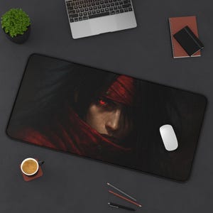 Vincent, tapete de escritorio para juegos, diseño de Final Fantasy 7, tapete para TCG, regalo para fans de FFVII, alfombrilla grande para ratón, tapete para cartas de juego