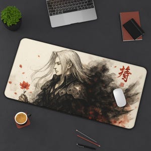 Sephiroth Desk Mat: Final Fantasy 7 Gaming Mousepad