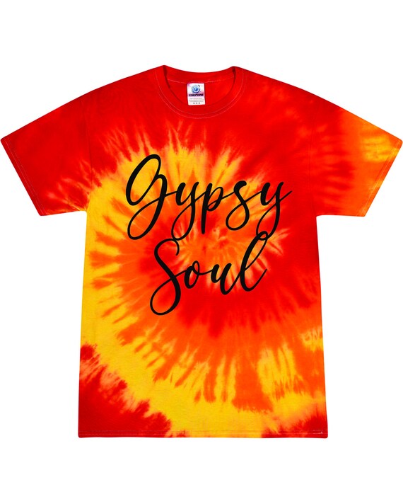 Gypsy Soul Tie Dye Shirt Cute Summer 