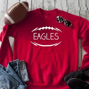 Custom team Name Football shirt - Football Sweatshirt - Ladies Football customized sweater - Football t-shirt - Personalized football shirts