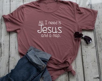 I Love Jesus And Naps Shirt Funny Sleep Christian T-Shirts I Love Jesus And Naps Shirt Funny Sleep Christian T-Shirts