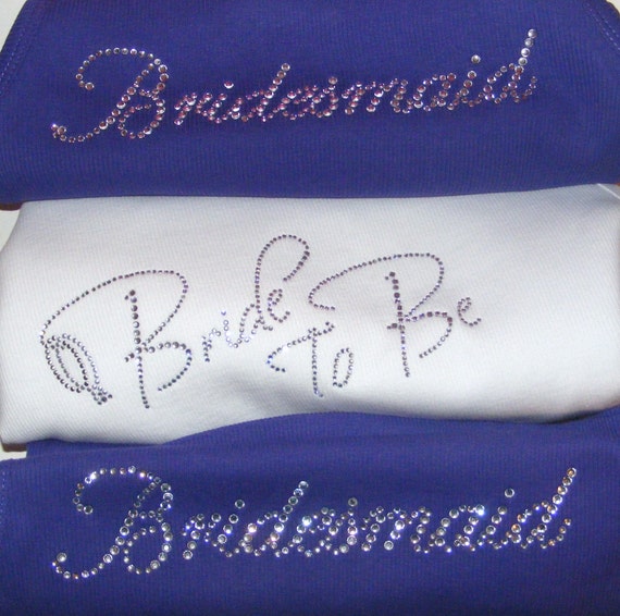 Items similar to PURPLE Wedding theme Matron of Honor Bridesmaid Bride ...