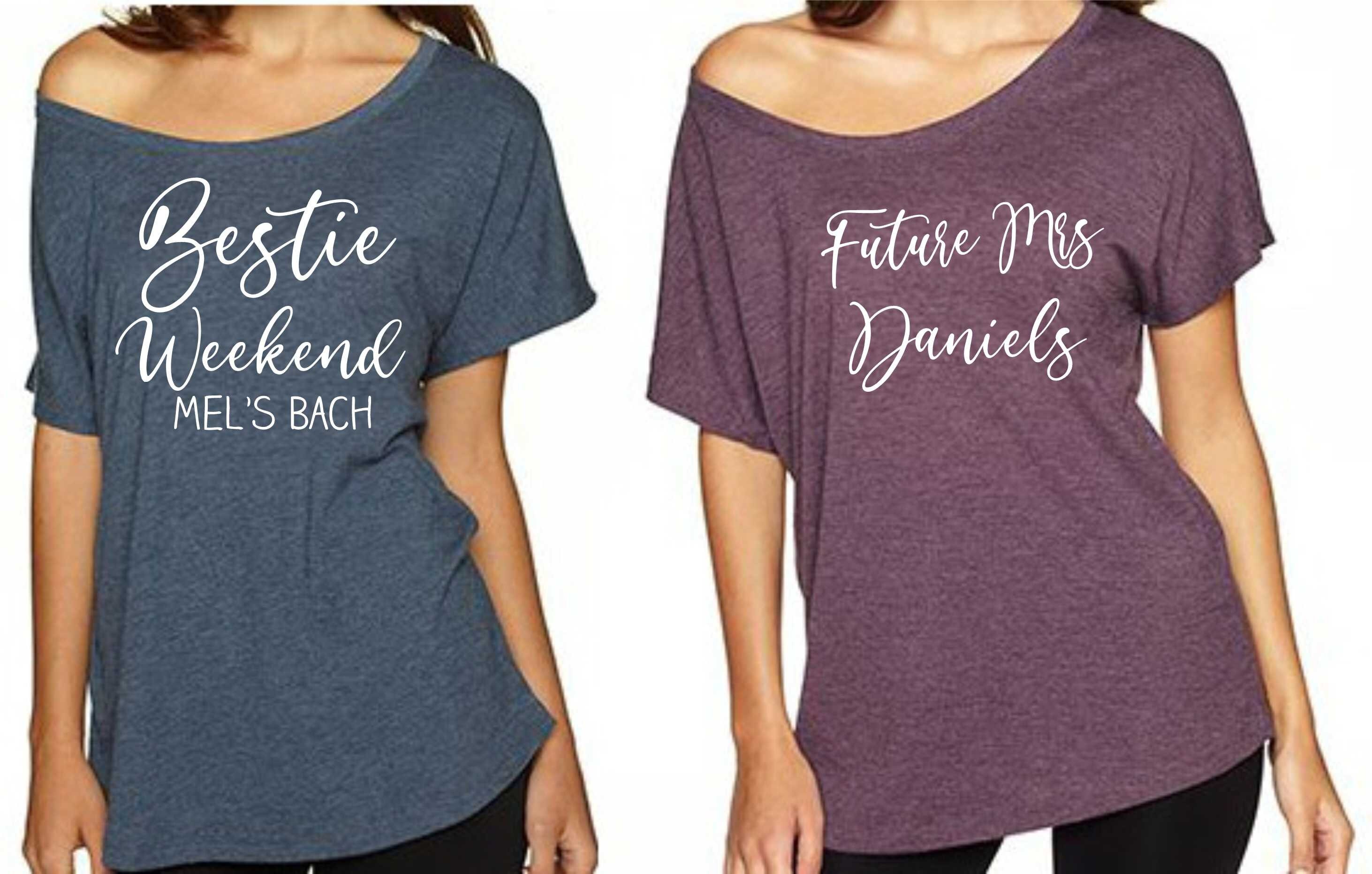 off the shoulder bachelorette shirts