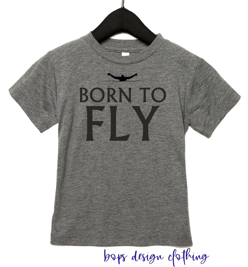 swimming presents for men Cute shirts for swimmers gift for a swimmer loves to swim boys men t-shirts Born to Fly butterfly shirt