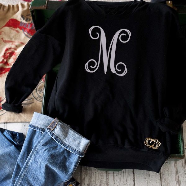 Fuzzy Letter Shirt Christmas Sweatshirt Etsy