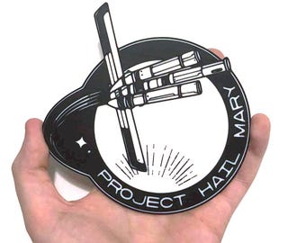 Project Hail Mary Mission Patch Coaster | Sci Fi Movie Gift