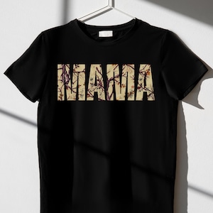Retro Camo Mama PNG/SVG: Rustic Camouflage Design (Digital Download