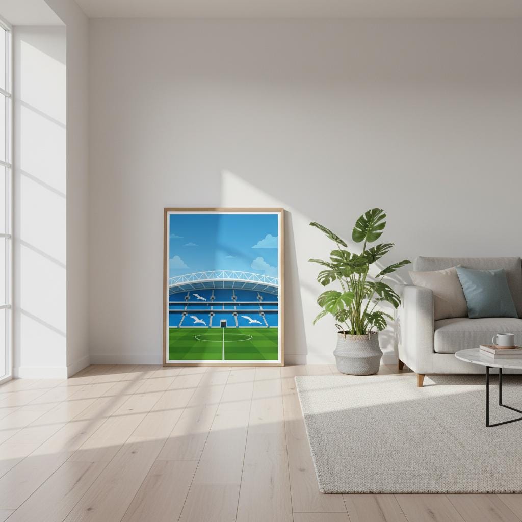 Brighton fc poster - Etsy 日本
