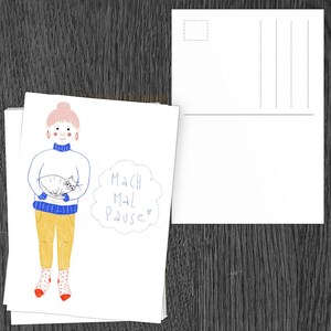 Postkarte - Mach mal Pause
