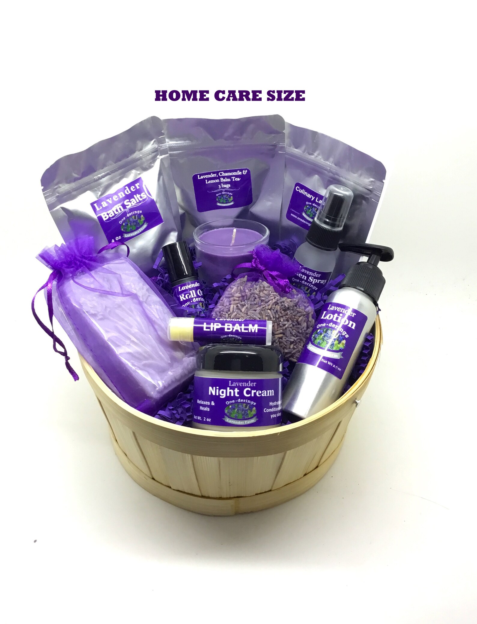 Lavender Gift Basket Free Shipping BATH SALTS Etsy