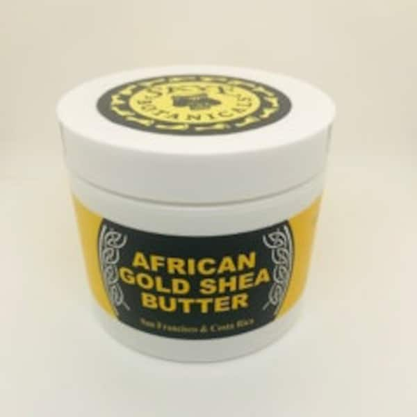 4oz African Gold Shea Butter, Unrefined Raw.