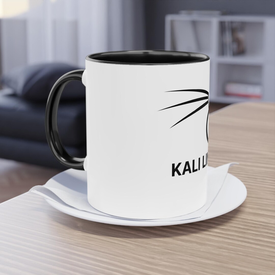 Kali Linux Logo Mug, Two-tone Coffee Mug | 11oz - Etsy