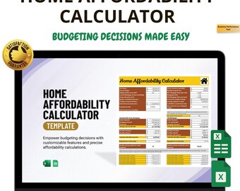 Home Affordability Calculator Excel & Google Sheets: Plan Mortgage and Budget Smart