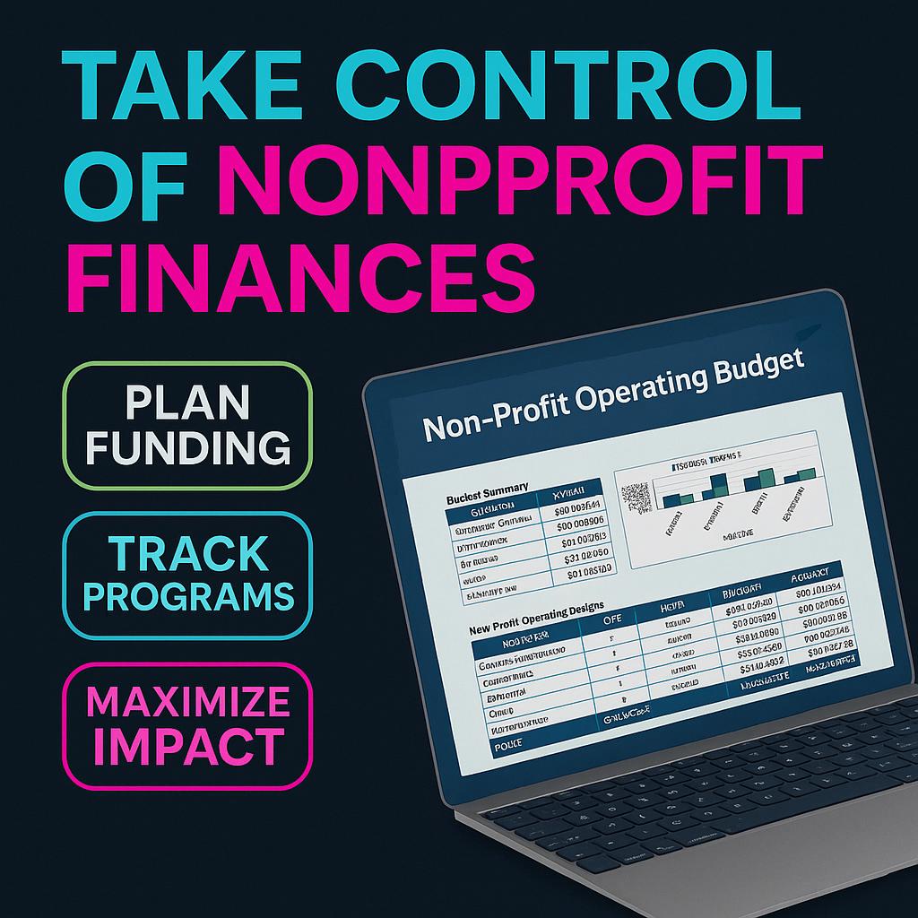 Nonprofit Operating Budget Template Excel & Google Sheets | Annual ...