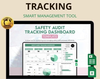 Safety Audit Dashboard Excel & Google Sheets: Track Compliance, Risks and Workplace Safety