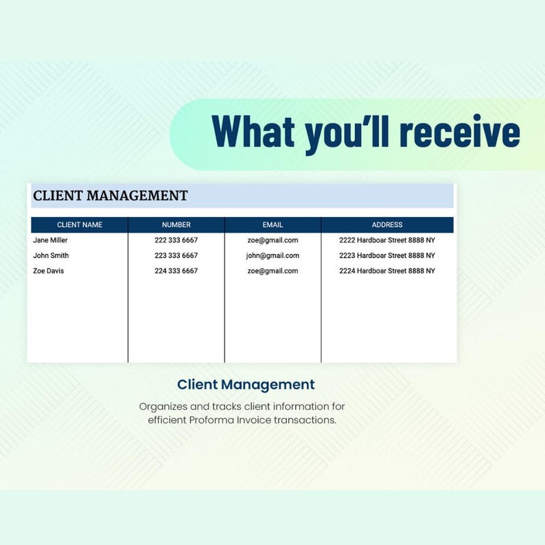 Proforma Invoice Template Excel & Google Sheets | Client Billing, Sales ...