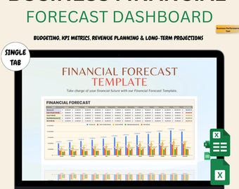 Forecast Dashboard: Excel & Google Sheets Template mit KPI Tracking